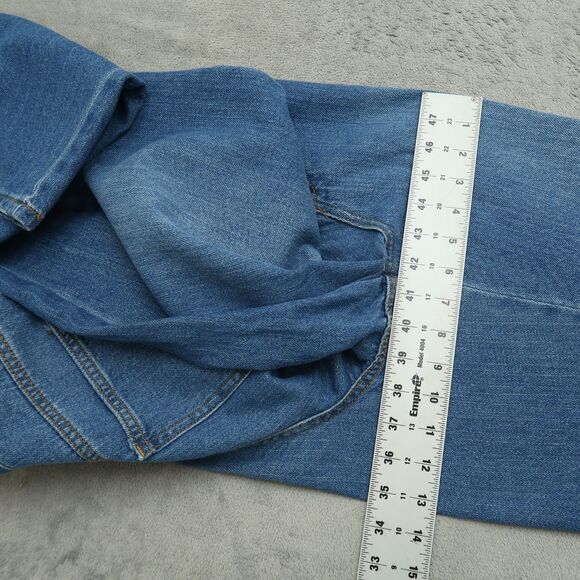 Universal Thread Jeans Women's 6S Blue High-Rise Relaxed Wide-Leg 29" Inseam NWT - Picture 6 of 16